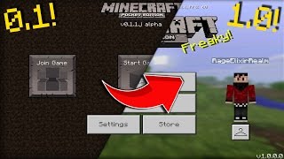 Minecraft PE 010 to Minecraft PE 100 [upl. by Etnovahs]