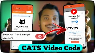 CATS Video Code  Boost Your Cats Earnings Answer  Suprising Truth Maximizing Cats Earning Code [upl. by Riancho]