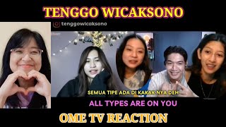 TENGGO WICAKSONO  Benteng Begitu Tinggi Ini Dia Cici Cici Pemikat Hati  OME TV Reaction [upl. by Miles]