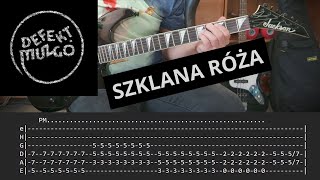 Defekt Muzgó  Szklana Róża Guitar Cover  TAB [upl. by Ettari]