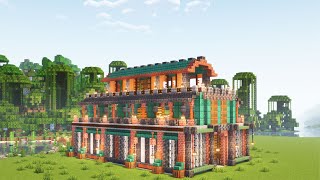 How to build Steampunk Storage house  Minecraft tutorial [upl. by Salahi]