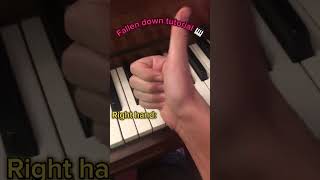 Fallen down piano tutorial 🎹 undertale pianotutorial undertalepiano [upl. by Jerrilee]