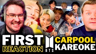 NON KPOP FAN REACTS TO BTS CARPOOL KARAOKE For The FIRST TIME  BTS REACTION [upl. by Intyre]