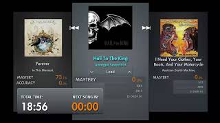 Hail To The King  Avenged Sevenfold Lead  Db Ab Db Gb Bb Eb Guitar Tab [upl. by Misab460]