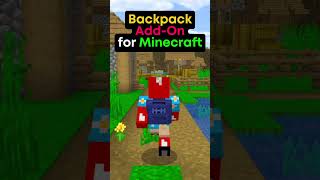 Backpack Plus 🎒 AddOn  Minecraft Bedrock [upl. by Rhett]