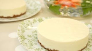 【スイーツレシピ】簡単レアチーズタルト Gelatin cheesecake [upl. by Giza]