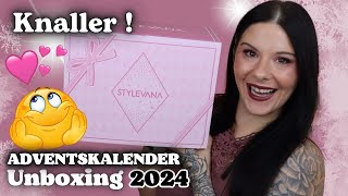 Endlich 🤩 Stylevana Adventskalender 2024 Unboxing 25 Türchen [upl. by Alvina]