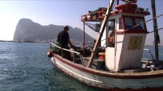 Spanish fishermen comment on the ongoing Gibraltar row [upl. by Zanlog]