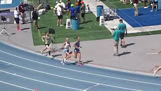 NOELLE STEINES OF TIPTON WINS THE STATE TRACK MILE WITH A TIME OF 438 [upl. by Ballman914]