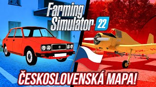 NOVÁ ČESKOSLOVENSKÁ MAPA DO FARMING SIMULATOR 22 [upl. by Eelarol]