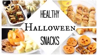 DIY Healthy Halloween Party Snacks  Quick  Easy [upl. by Arries295]