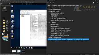 Step by Step SCCMMECM 2203 Installation LAB  01 ✅ Primary Site Server Installation Prerequisites [upl. by Cara]