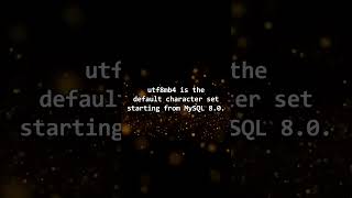 utf8mb3 vs utf8mb4 Explained [upl. by Zaob]