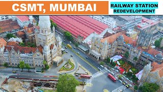 Redevelopment of CSMT Mumbai  Railway station Redevelopment  CSMT Mumbai  Papa Construction [upl. by Mert]