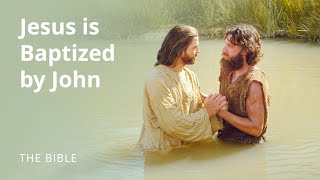 Matthew 3  Jesus is Baptized by John  The Bible [upl. by Sinoda]