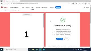 Merge multiple PDF files into one document with Free Adobe Acrobat’s online tool [upl. by Ayokahs]