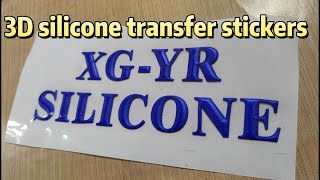 How to make 3D silicone transfer stickers [upl. by Kloman]