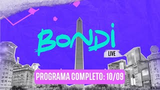 PROGRAMACION COMPLETA 1009  BONDI LIVE [upl. by Assirhc]