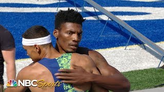 Upset in mens 400m at USATF Outdoor Championships  NBC Sports [upl. by Trik]