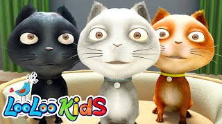 🐱 Three Little Kittens 🐱  S1EP25 THE BEST Songs for Children  LooLoo Kids Songs for Kids [upl. by Aiekram]