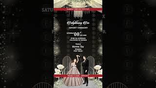 Regal Wedding Invitation Video by Envytin EN1253 [upl. by Marius]