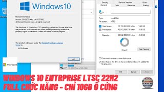 Windows 10 Enterprise LTSC 22H2 Chính Thức Siêu NhẹMượt  ALL IN ONE [upl. by Fabriane]