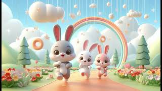 Hop Little Bunnies Hop  Dance Party  Fun and Energetic Song for Kids [upl. by Redford674]