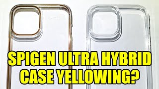 My Clear Phone Case Turned Yellow  Spigen Ultra Hybrid for iPhone 12 Pro Max [upl. by Jackquelin]