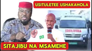 PASTOR EZEKIEL AMJIBU NGANGA BAADA YA KUTHARAU ABULANCE YA NEWLIFE CHURCH [upl. by Helaine]