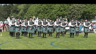 Inveraray amp District Pipe Bands medley at the Bangor UK championships [upl. by Nahgaem693]