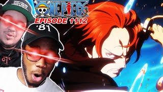 SHANKS OBLITERATES KID🔥 ONE PIECE EPISODE 1112 REACTION [upl. by Aihcrop]