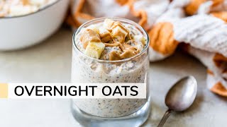 OVERNIGHT OATS RECIPE  for weight loss [upl. by Tterrag295]