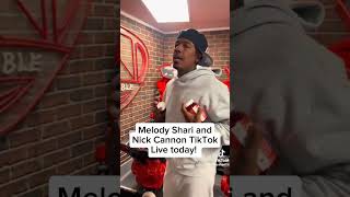 Melody Shari has Nick Cannon on her TikTok Live melodyshari lamh [upl. by Eca459]