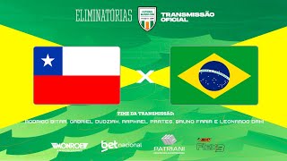 CHILE X BRASIL  AO VIVO  Narração RODRIGO BITAR  Futebol Globo CBN [upl. by Eiralam]