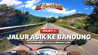 Part 1 ‼️ Jakarta  Bandung Naik Supra Bapak Lewat jalur Cileungsi Asik Juga [upl. by Giffie639]