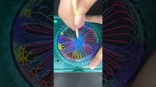 Hypnotic Spirograph Art for Relaxation  Mesmerizing ASMR Patterns art spirograph 2024 shorts [upl. by Akeber599]