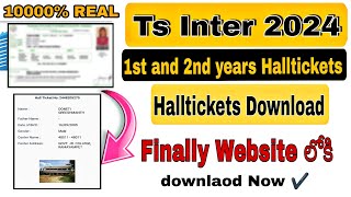 TELANGANA INTERMEDIATE 2024 HALLTICKETS DONWLOAD WEBSITE LINK DOWNLOAD HALLTICKET 2024 hallticketdw [upl. by Ahsyt]