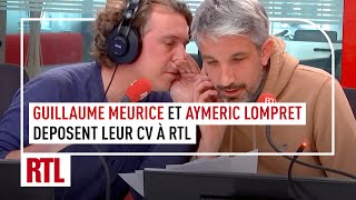 Quand Guillaume Meurice et Aymeric Lompret déposent leur CV à Alex Vizorek sur RTL [upl. by Mauri394]