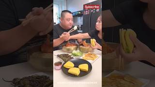 Asmr eating  couple eating  shorts ytshortsindia mukbang eating funny eatingshow asmrvideo [upl. by Adekahs]