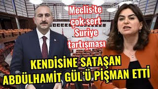 Gülistan Koçyiğit kendisine sataşan Abdülhamit Gülü pişman etti Mecliste Suriye tartışması [upl. by Marketa]