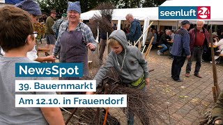 NewsSpot 39 Bauernmarkt in Frauendorf am 12102024 [upl. by Cullen]