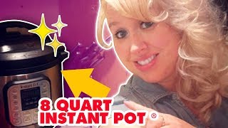 8 Quart Instant Pot ® 7in1 Programmable Electric Pressure Cooker Unboxing  Jamerrill Stewart [upl. by Enattirb844]