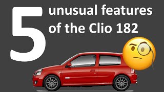 They did WHAT 5 things you didn’t know about the Clio 182 [upl. by Adnilam]