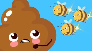 Some Bugs BITE Little Poo Poo  Silly Healthy Habits Songs By Papa Joels English [upl. by Rosenblatt]