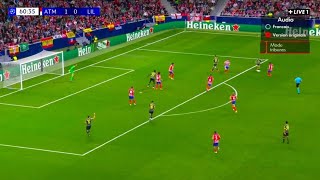 Edon Zhegrova Amazing Goal Atletico Madrid vs Lille 13 Highlights and All Goals [upl. by Llerrom]