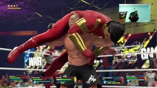 WWE 2K23  Team Omniman Vs Team stone cold [upl. by Ennaisoj883]