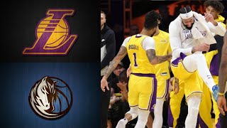 Lakers vs Mavs  Lakers GameTimeTV  Lakers Team Highlights [upl. by Aceissej854]