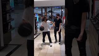 Got kicked out of mall 🤦🏽‍♀️ groovybasketball dribblebeatchallenge [upl. by Airotciv]