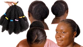 Packing gel with kinky trending hairstyle 2024 [upl. by Cypro20]