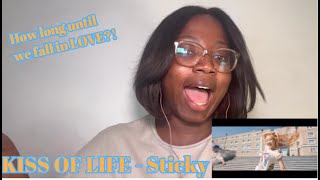 KISS OF LIFE 키스오브라이프  Sticky MV Reaction [upl. by Torr]